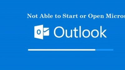 microsoft outlook not opening