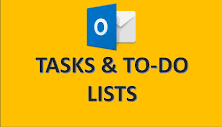 outlook tasks and to-do lists
