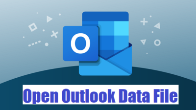 open outlook data file