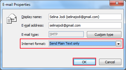 internet format