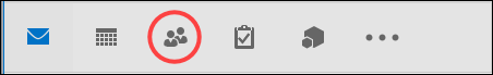 Select People Icon in Outlook