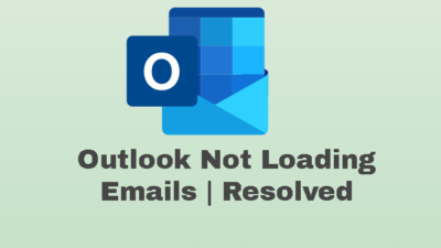 outlook not loading emails