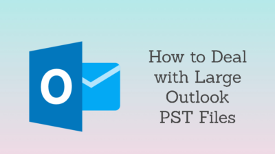 outlook large pst file