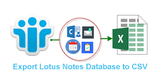 export lotus notes database to csv