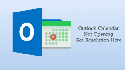 outlook calendar not opening