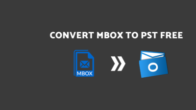 convert mbox to pst free