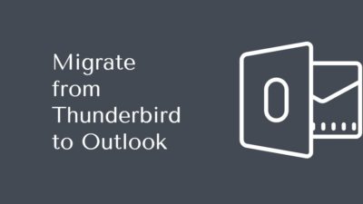 migrate thunderbird to outlook