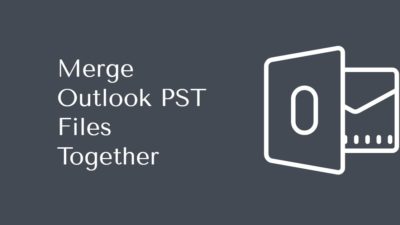 how to merge outlook pst files