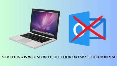 Something is wrong with Outlook database error in Mac