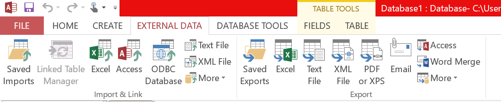 Convert Access to Excel