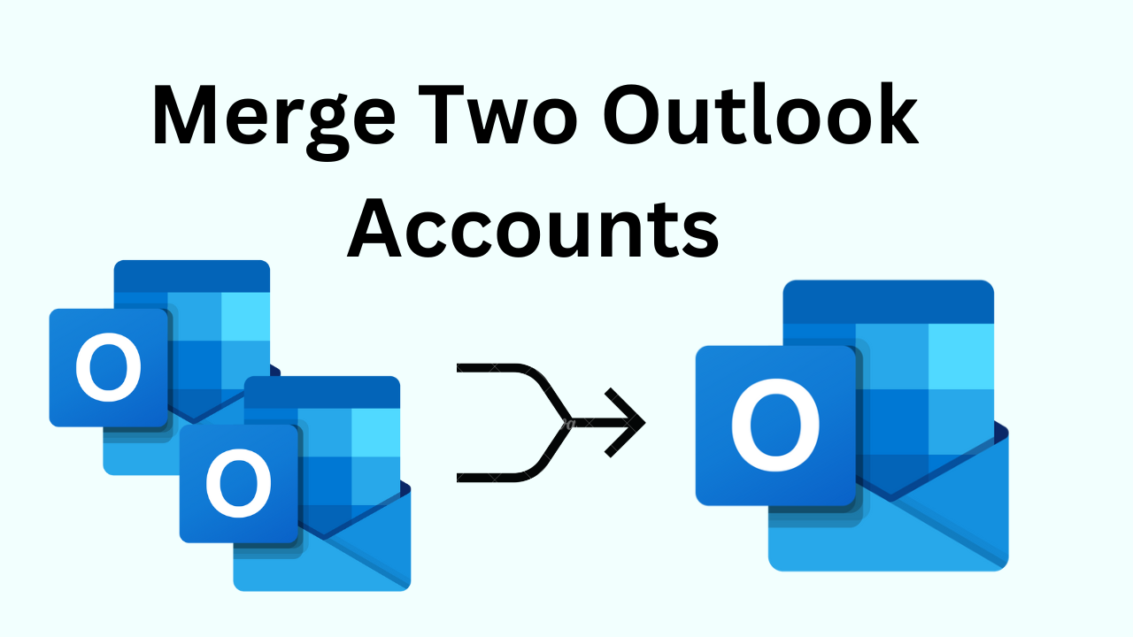 объединить две учетные записи Outlook
