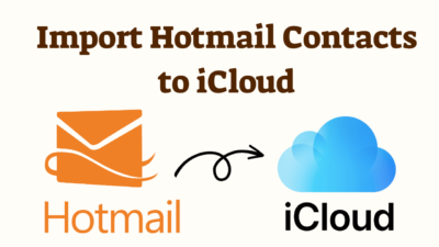 Import Hotmail Contacts to iCloud
