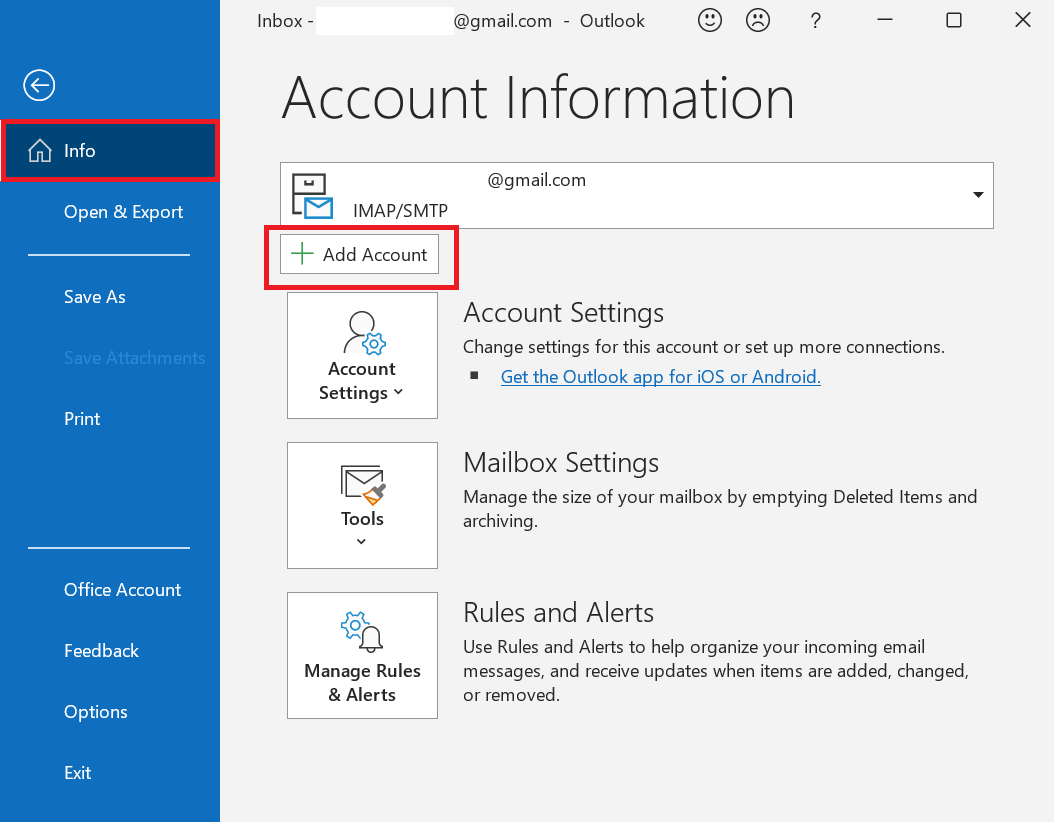 Add Hotmail to Outlook