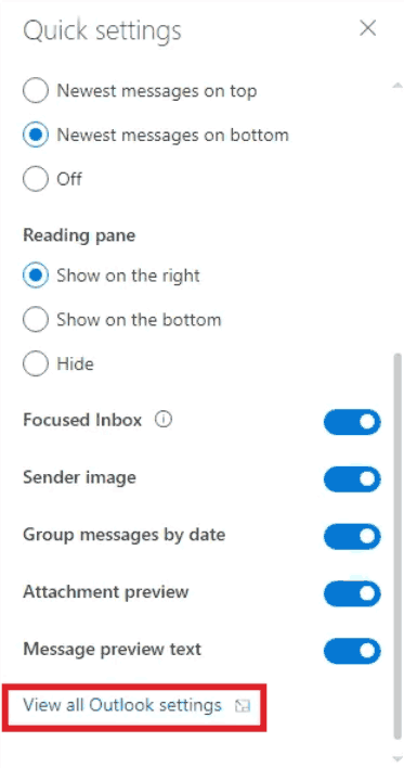 go to settings