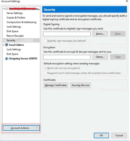 hotmail in thunderbird 