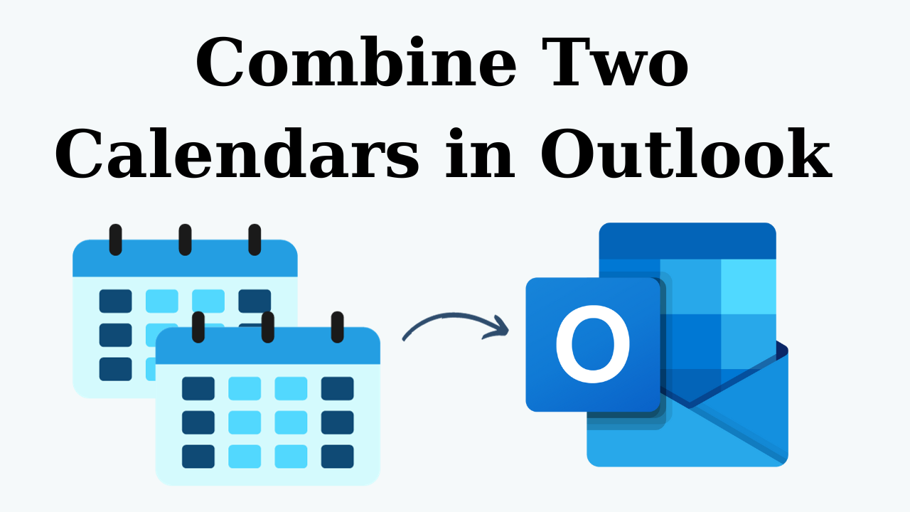 Объединение двух календарей в Outlook