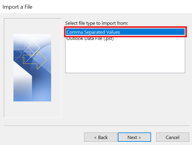 merge two contacts in Outlook