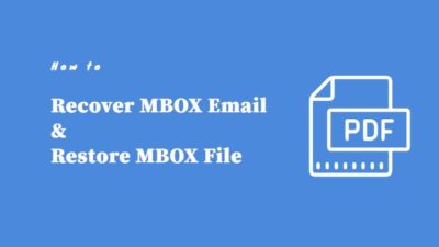 how to recover mbox emails