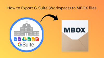 How to Export G-Suite (Workspace) to MBOX files