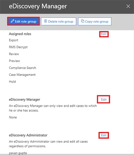 add the role if you are unable to locate the export role