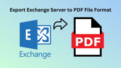 How to Export Exchange Server to PDF File Format