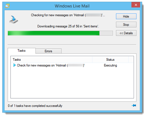 windows phone sync hotmail backup assistant