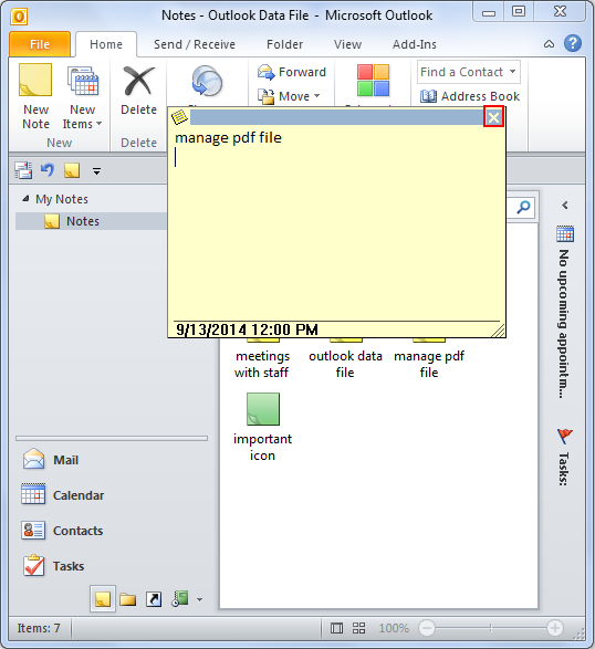 How to create and customize notes in microsoft outlook