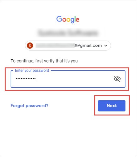 invalid credentials backup gmail upsafe