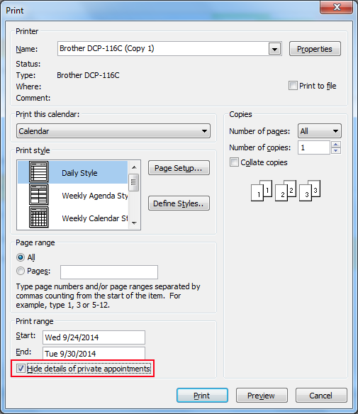 How To Hide Details Of Appointments And Meetings In Outlook