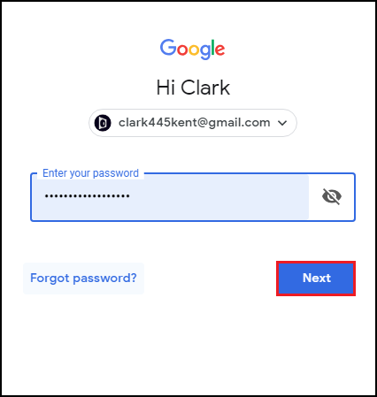 Login to Gmail Account