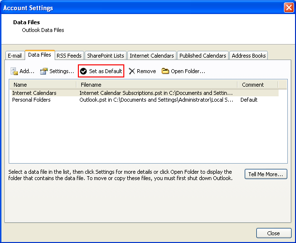 How to Change Default Calendar in Outlook & Exchange