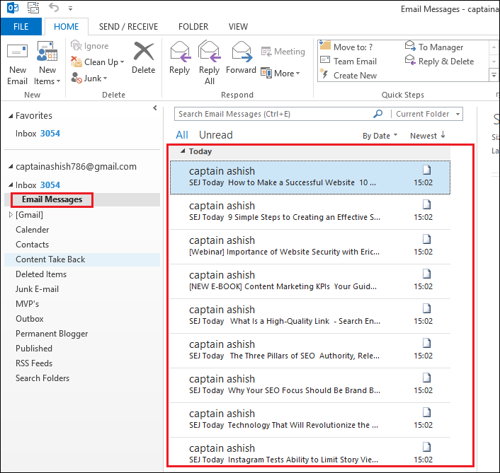 mbox to pst conversion on microsoft.