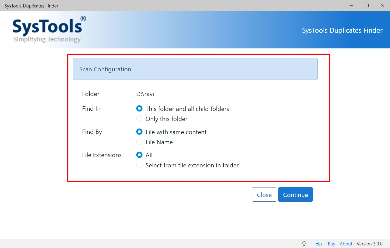 Duplicate File Scanner
