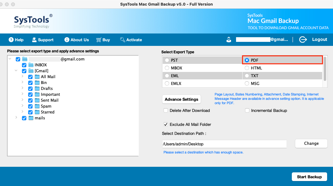 Mac Gmail Backup Software